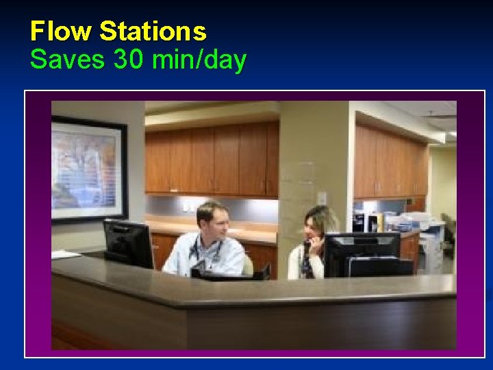 Flow Stations Saves 30 min/day 