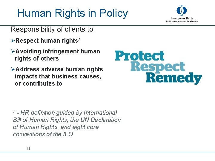 Human Rights Risk Financial Services Overview of Sustainable Banking The Perspective of an