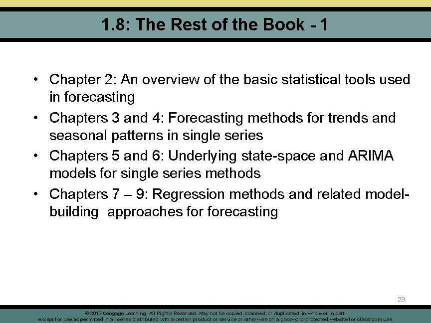 1. 8: The Rest of the Book - 1 • Chapter 2: An overview