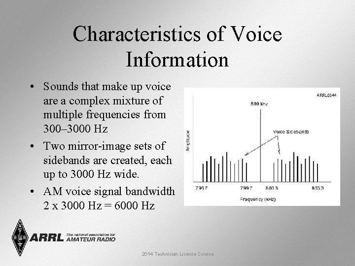 Characteristics of Voice Information • Sounds that make up voice are a complex mixture