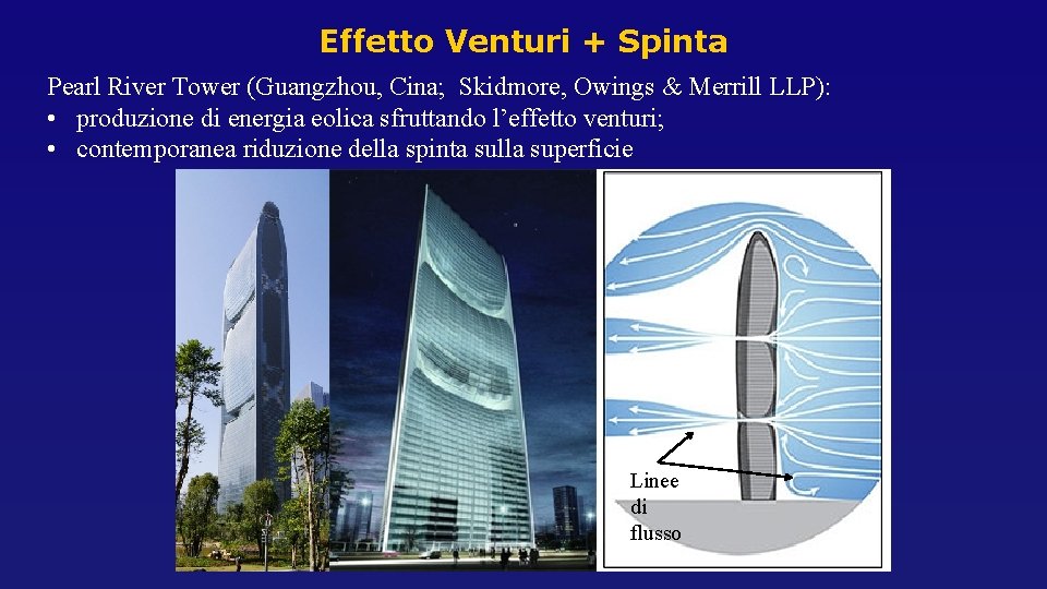 Effetto Venturi + Spinta Pearl River Tower (Guangzhou, Cina; Skidmore, Owings & Merrill LLP): Effetto Venturi + Spinta Pearl River Tower (Guangzhou, Cina; Skidmore, Owings & Merrill LLP):