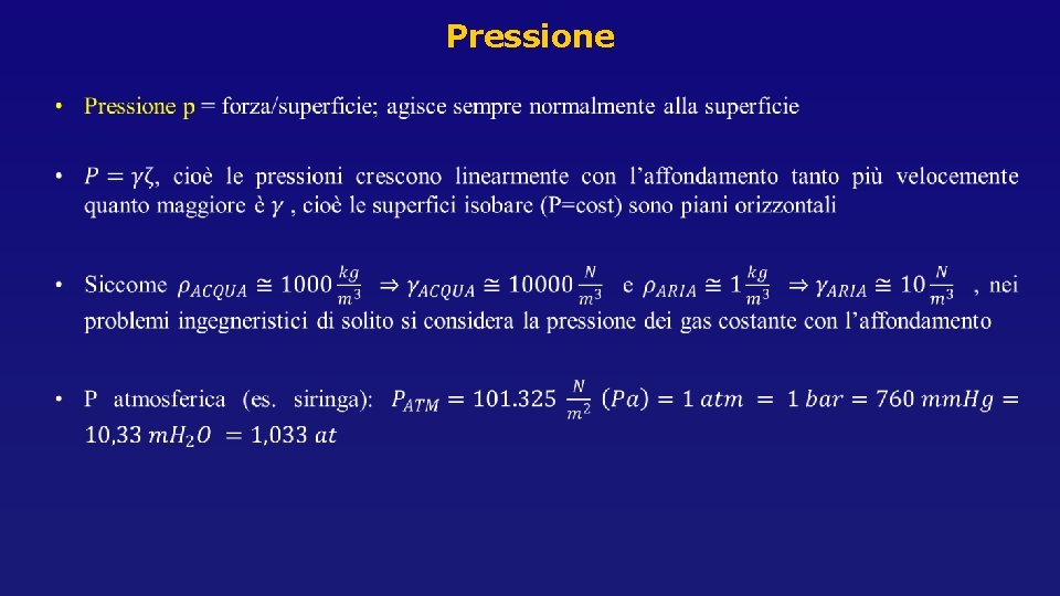 Pressione Pressione