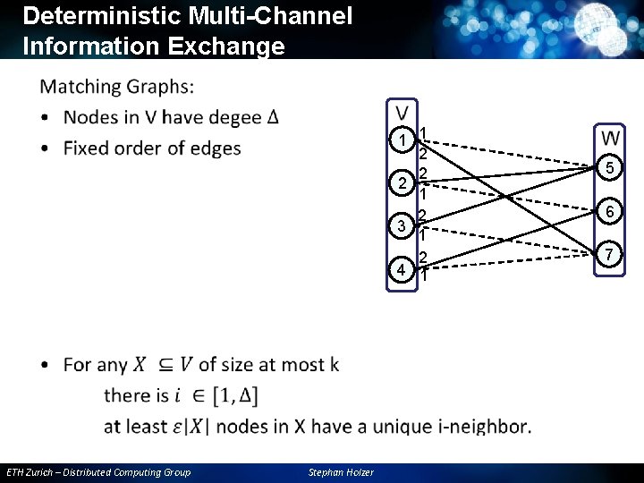 Deterministic Multi-Channel Information Exchange • 1 1 2 2 2 1 2 3 1 Deterministic Multi-Channel Information Exchange • 1 1 2 2 2 1 2 3 1
