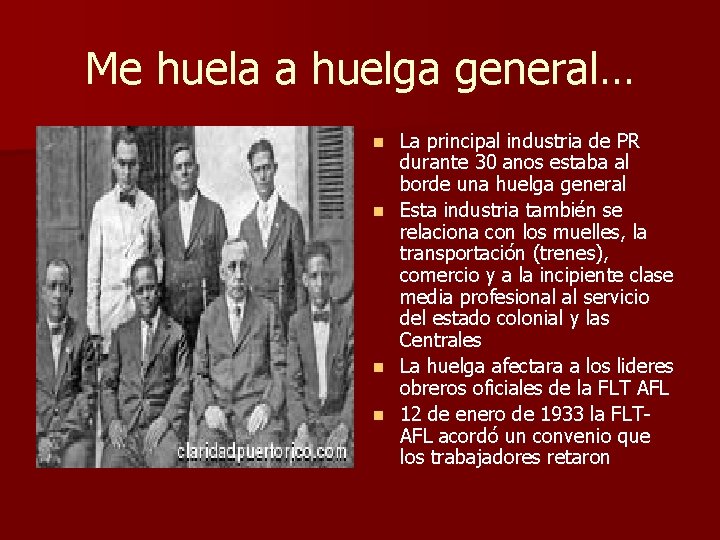 Me huela a huelga general… La principal industria de PR durante 30 anos estaba