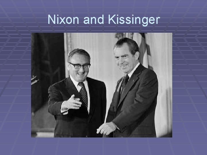 Nixon and Kissinger 