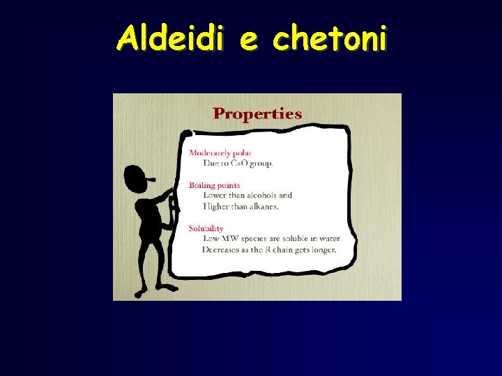 Aldeidi e chetoni Aldeidi e chetoni