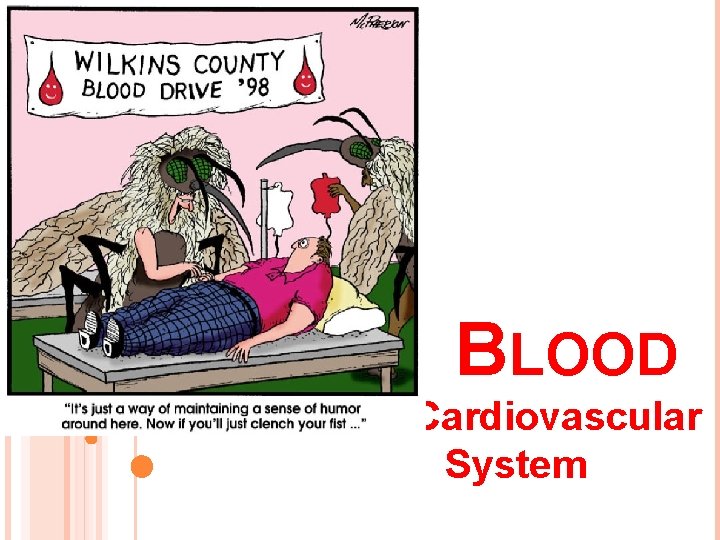 BLOOD The Cardiovascular System 