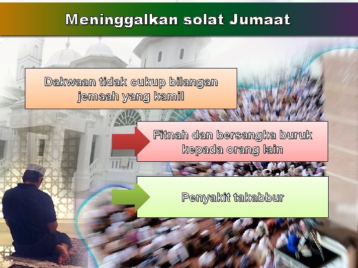 Meninggalkan solat Jumaat Dakwaan tidak cukup bilangan jemaah yang kamil Fitnah dan bersangka buruk Meninggalkan solat Jumaat Dakwaan tidak cukup bilangan jemaah yang kamil Fitnah dan bersangka buruk