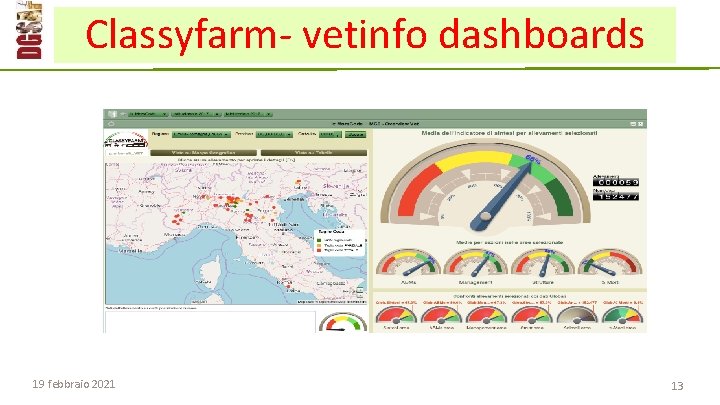 Classyfarm- vetinfo dashboards 19 febbraio 2021 13 