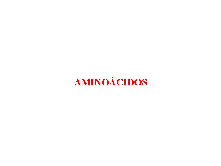 AMINOÁCIDOS 