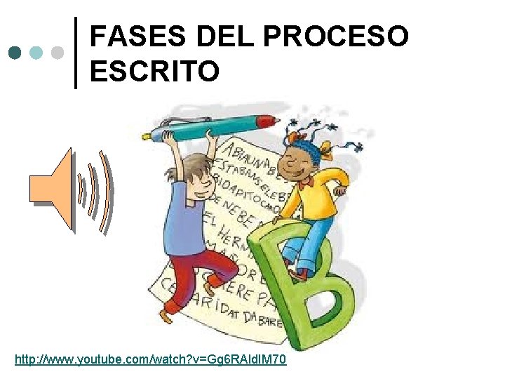 FASES DEL PROCESO ESCRITO http: //www. youtube. com/watch? v=Gg 6 RAld. IM 70 