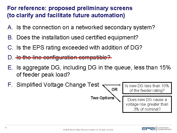 For reference: proposed preliminary screens (to clarify and facilitate future automation) A. Is the For reference: proposed preliminary screens (to clarify and facilitate future automation) A. Is the