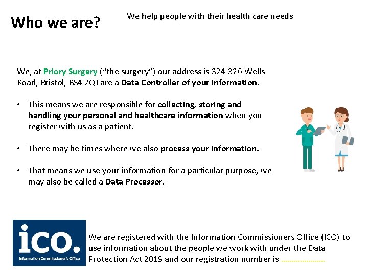 Who we are? We help people with their health care needs We, at Priory