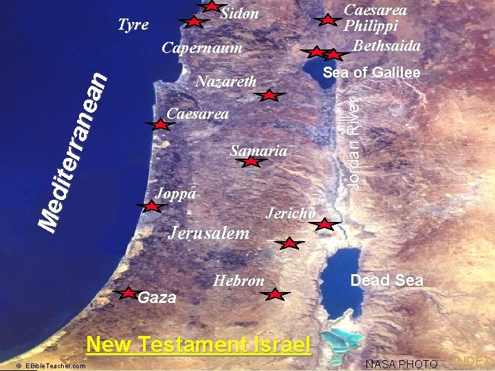 Caesarea Philippi Bethsaida Sidon Tyre Israel in the New Testament Sea of Galilee Nazareth
