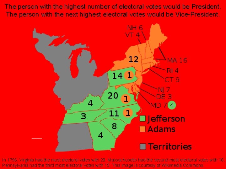 The person with the highest number of electoral votes would be President. The person