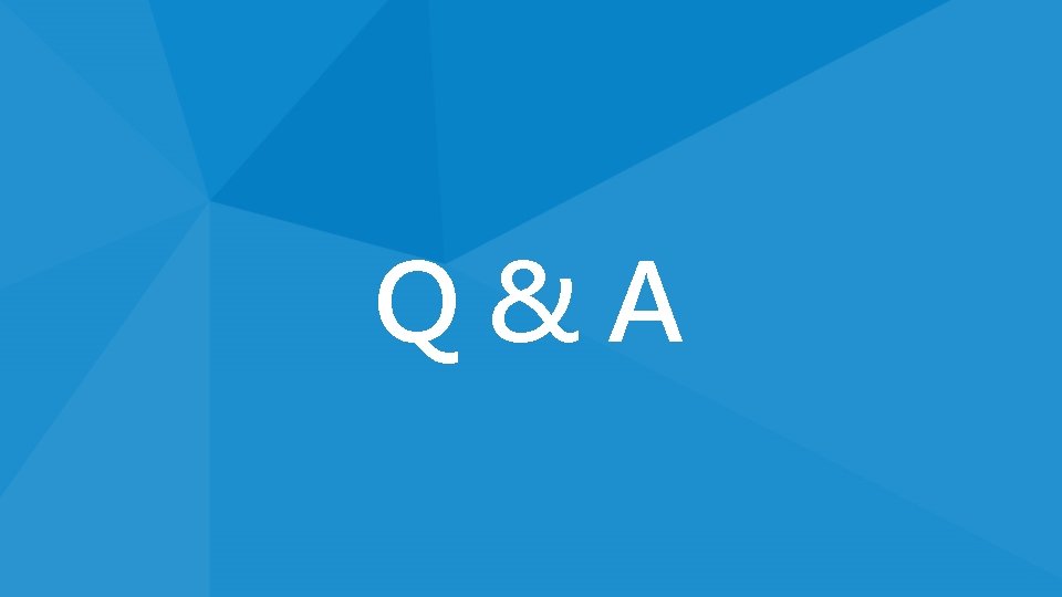 Q&A Q&A