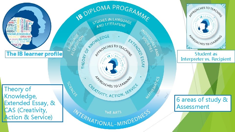 Student as Interpreter vs. Recipient Theory of Knowledge, Extended Essay, & CAS (Creativity, Action