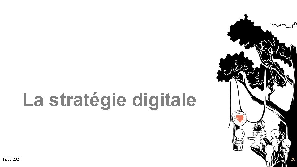 La stratégie digitale 19/02/2021 20 