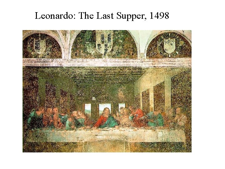 Leonardo: The Last Supper, 1498 