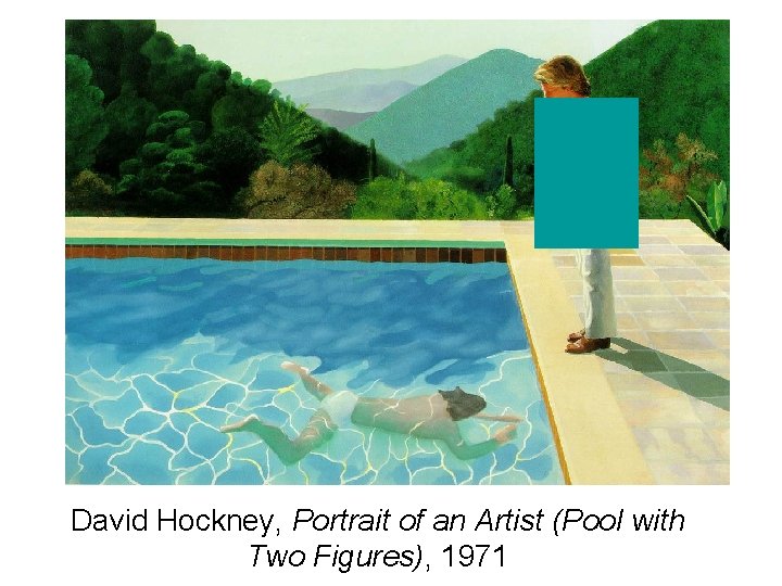 David Hockney, Portrait of an Artist (Pool with Two Figures), 1971 