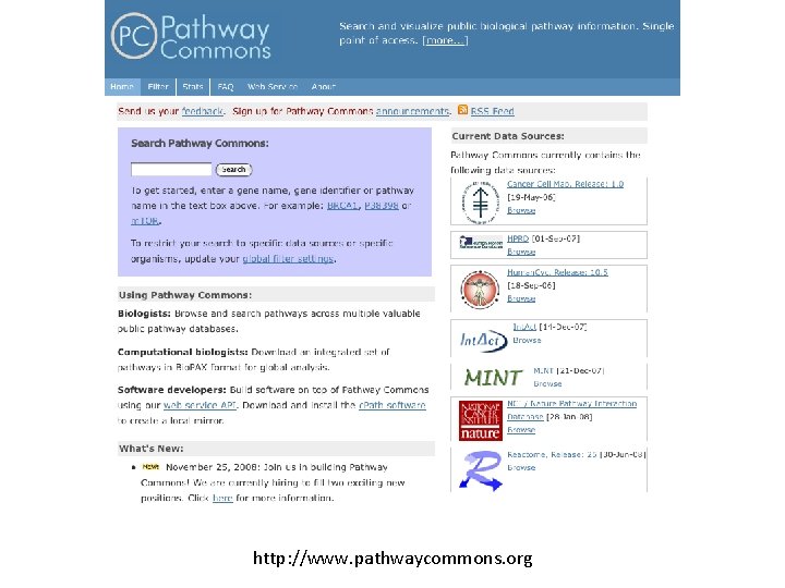 http: //www. pathwaycommons. org 