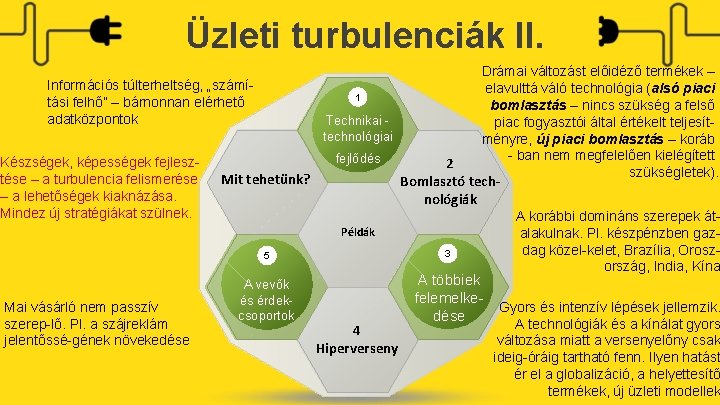 Üzleti turbulenciák II. Információs túlterheltség, „számítási felhő” – bárnonnan elérhető adatközpontok Készségek, képességek fejlesztése