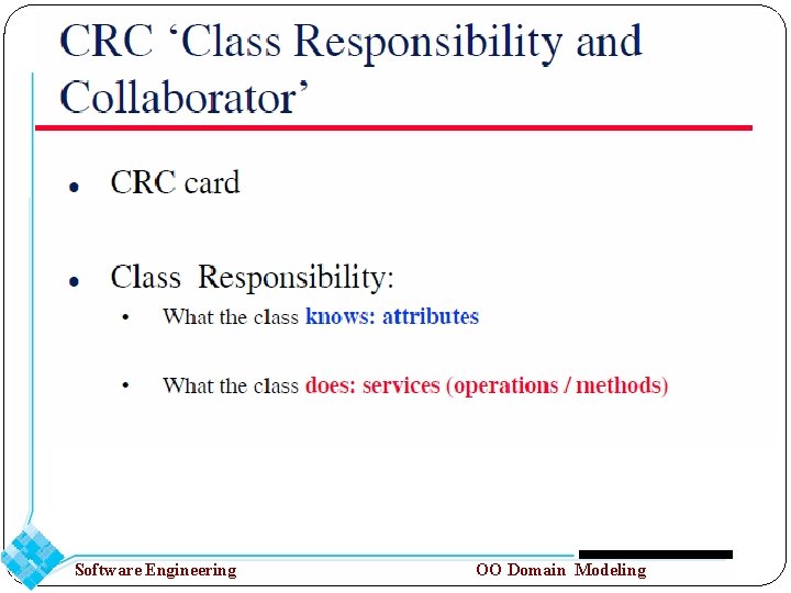 Software Engineering OO Domain Modeling 