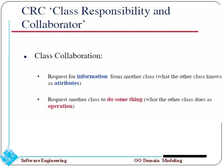 Software Engineering OO Domain Modeling 