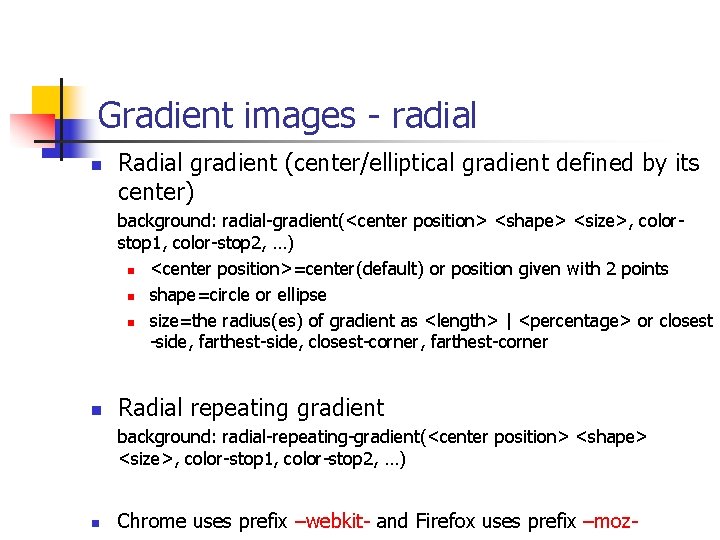 Gradient images - radial n Radial gradient (center/elliptical gradient defined by its center) background: