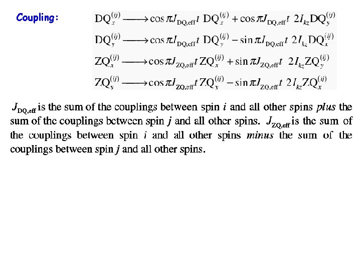 Coupling: 