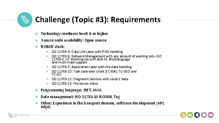 Place Pilot icon Challenge (Topic #3): Requirements Technology readiness level: 6 or higher Source