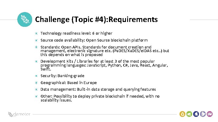 Place Pilot icon Challenge (Topic #4): Requirements Technology readiness level: 6 or higher Source