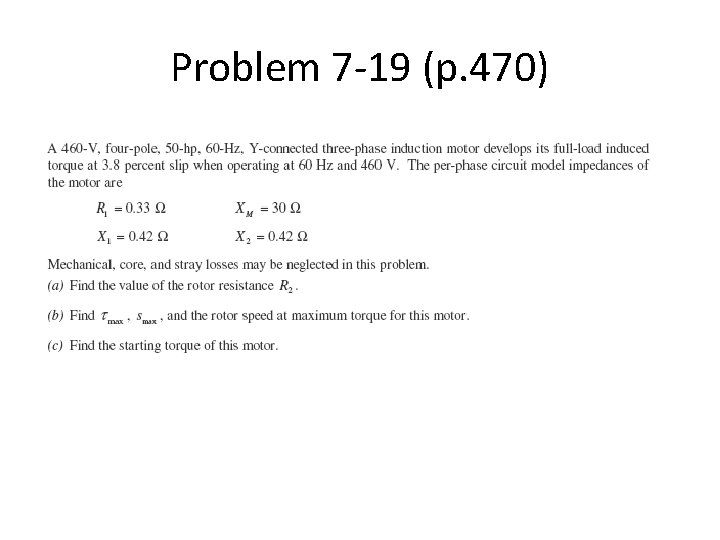 Problem 7 -19 (p. 470) 