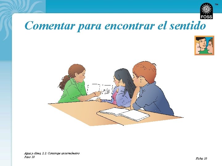 TM Comentar para encontrar el sentido Agua y clima, 2. 2: Construye un termómetro