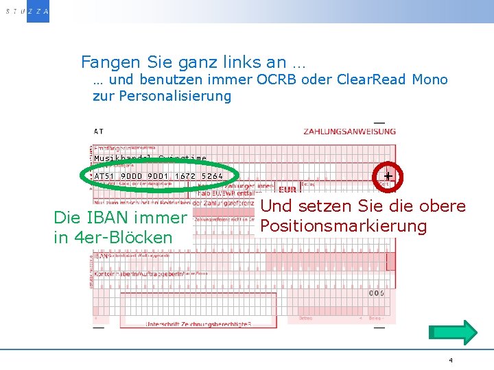 Vortragstitelprojekt Zahlungsanweisung Richtig Produzieren Richtig  Personalisieren Ein Leitfaden