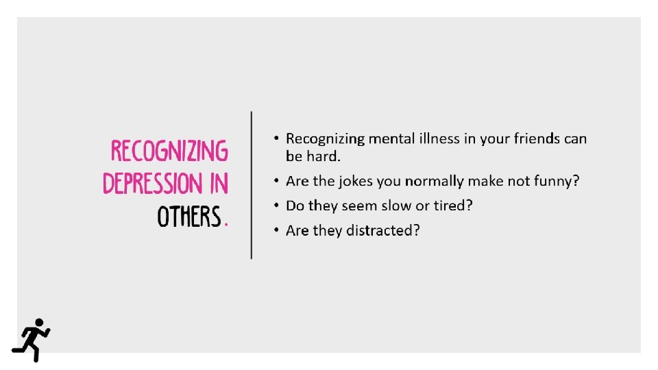 Recognizing Bi. Polar Disorder in others. Look out for signs of depression Look for