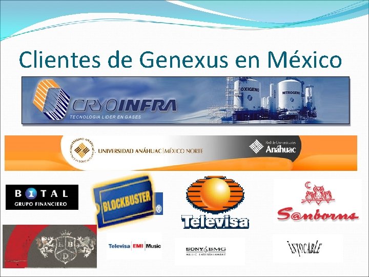 Clientes de Genexus en México 
