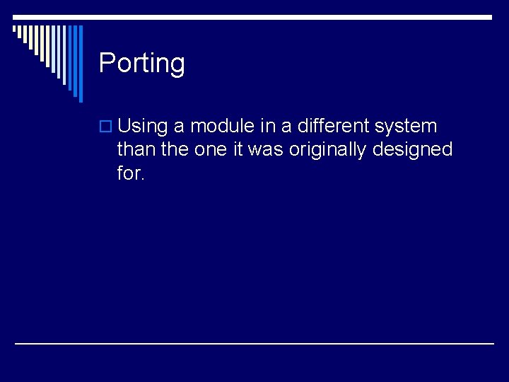 Porting o Using a module in a different system than the one it was