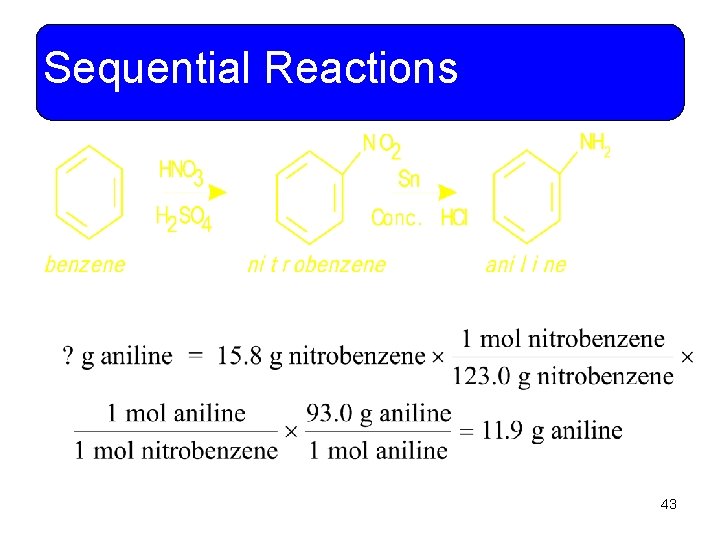 Sequential Reactions 43 