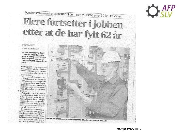 Aftenposten 5. 10. 12 