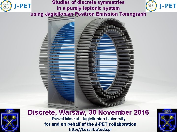 Studies of discrete symmetries in a purely leptonic system using Jagiellonian Positron Emission Tomograph