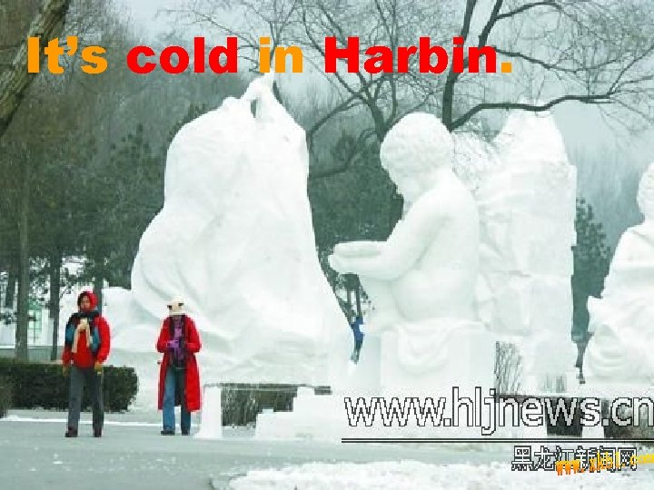 It’s cold in Harbin. 