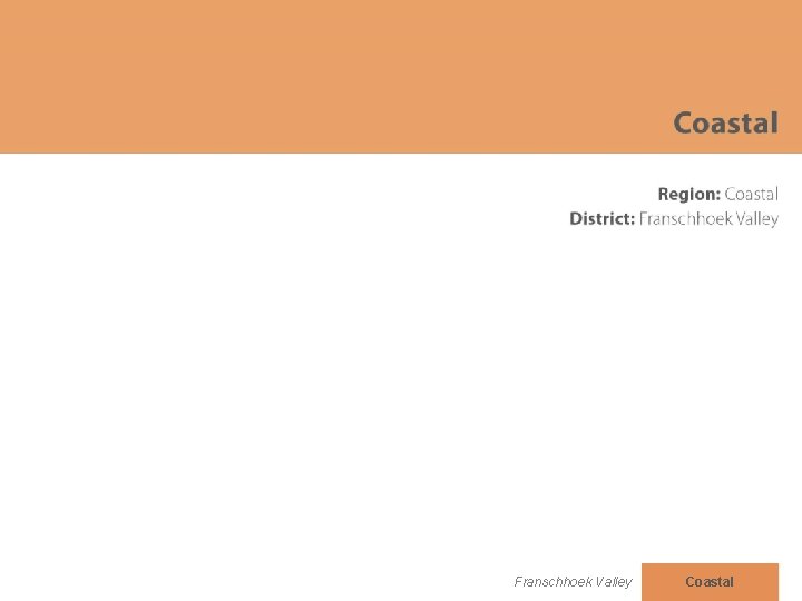 Franschhoek Valley Coastal 