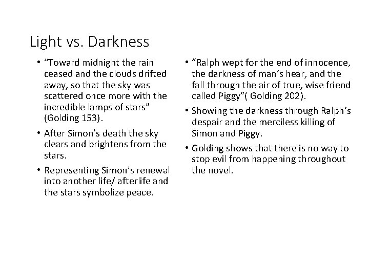 Characters In Lord Of The Flies Characterization Vocab