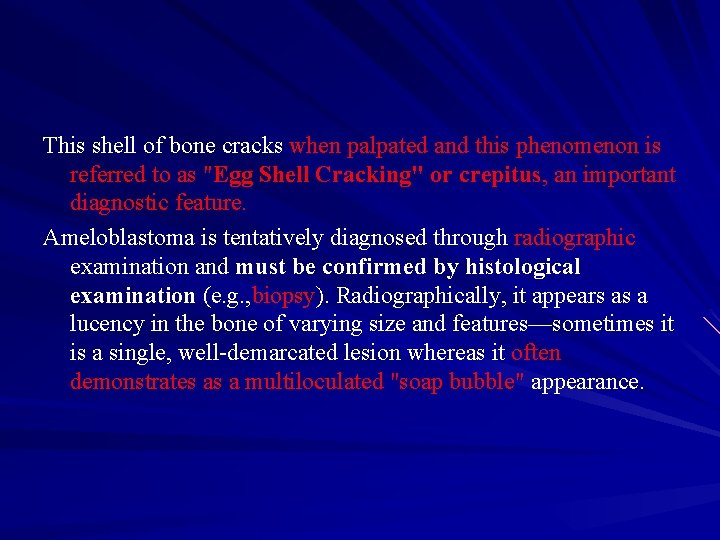 This shell of bone cracks when palpated and this phenomenon is referred to as