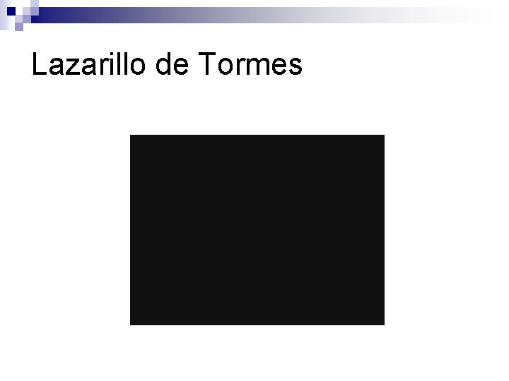 Lazarillo de Tormes 