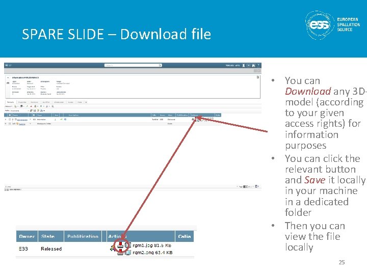SPARE SLIDE – Download file • You can Download any 3 Dmodel (according to