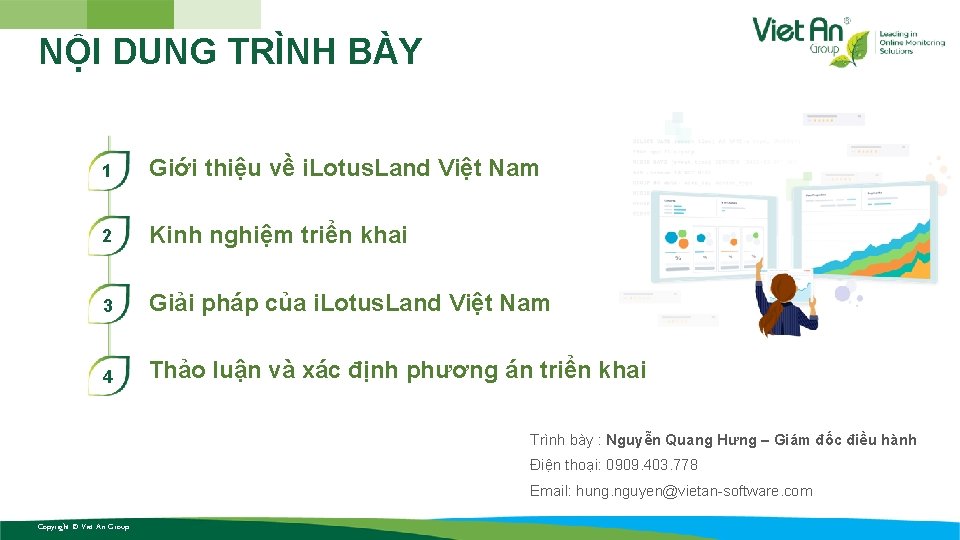 NỘI DUNG TRÌNH BÀY 1 Giới thiệu về i. Lotus. Land Việt Nam 2