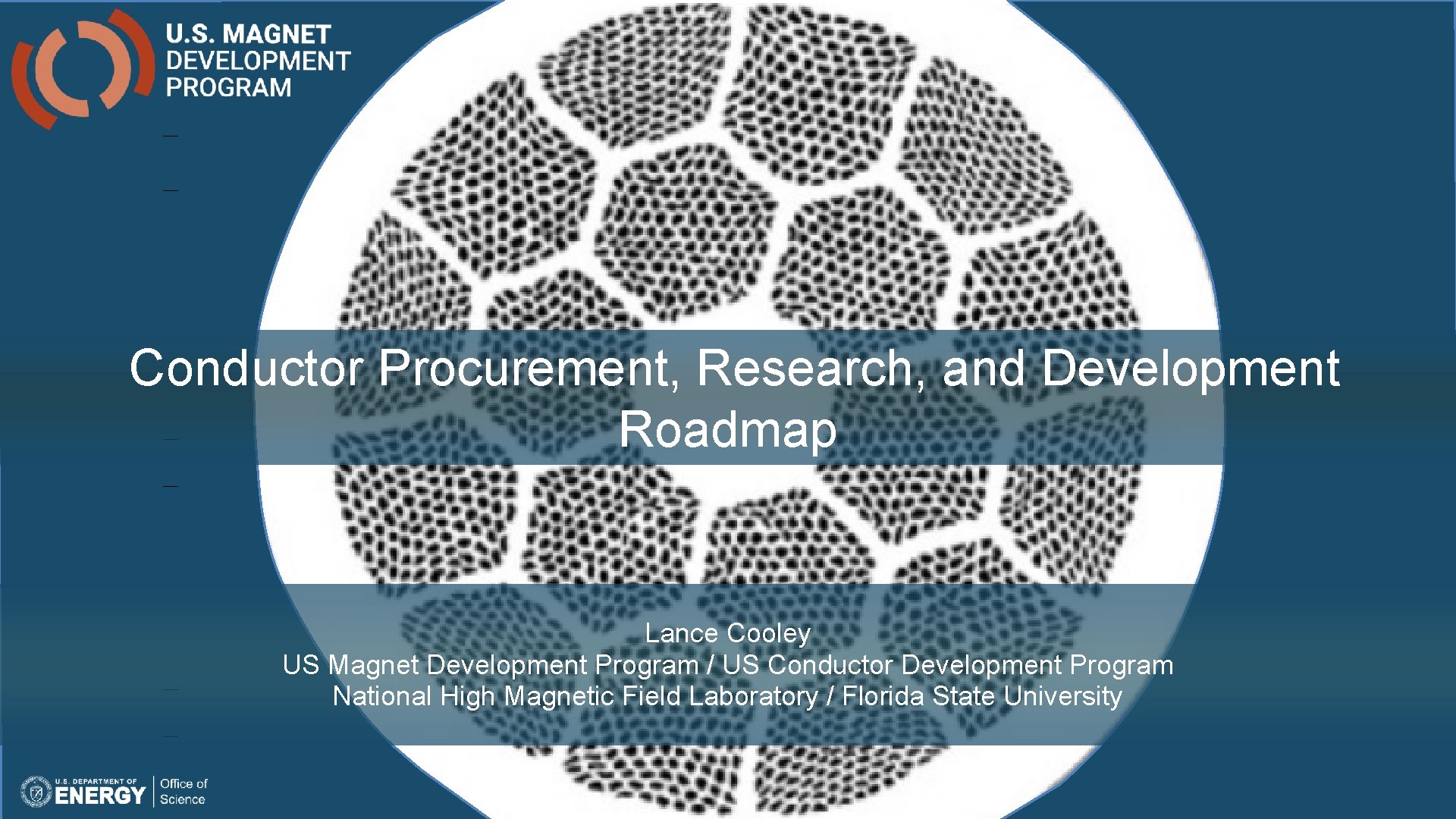 Conductor Procurement, Research, and Development Roadmap Lance Cooley US Magnet Development Program / US