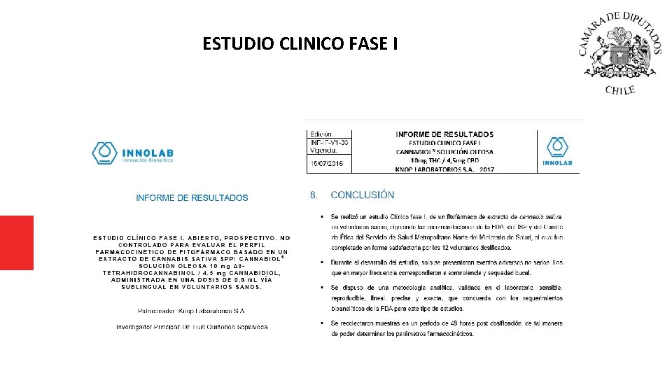 ESTUDIO CLINICO FASE I ESTUDIO CLINICO FASE I